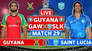 CPL 2025 Live: Guyana Amazon Warriors v Saint Lucia Kings Live | GAW vs SLK Live Scores & Commentary
