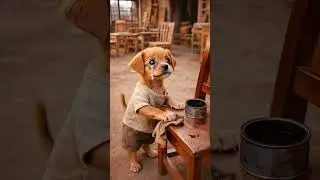 The poor dog's father is sick. #shorts #viral #story #kids #enjoy #fun #viralstory