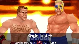 70's-90's Legends Mod Matches - Shawn Michaels vs Sting