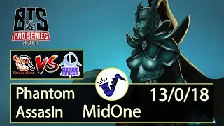 Phantom Assassin Dota 2 - MidOne - 13/0/18 - Safe Lane / Pos 1 - Team SMG VS Dream Maker - BTS Pro 8