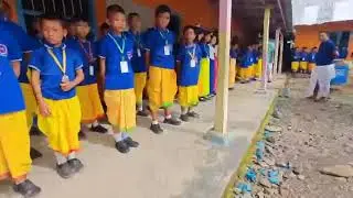 Students of Ibemhal Vishal Academy, Sapam Khongjom on Nongam Panba numit 25-07-2025 (Friday)