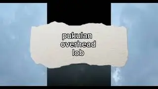 penjelasan service panjang, service pendek, flick service dan pukulan overhead lob dalam bulutangkis