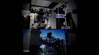 ED-209 VS RoboKane #robocop #robocop2 #battle #robots #edit