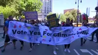 Climate Activists Rally Outside New York City