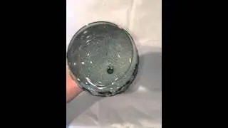 Holographic silver glitter leopard print wine glass