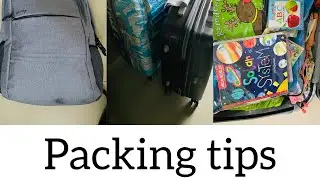 Vlog#02 ||Travel packing tips in Tamil | Packing hacks| Space saving ideas || #familytime #sakeevlog