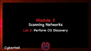 CEH Module 3 Lab 3: Perform OS Discovery