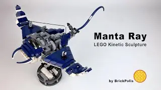 LEGO Manta Ray Kinetic Sculpture