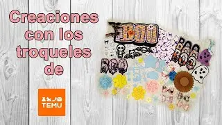Troqueles de Temu. Creaciones con troqueles de Temu. Reseña de troqueles de Temu. #Temu #TemuFinds