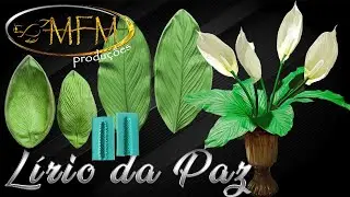 Kit Lírio da Paz - Flor, Folha e Pistilo