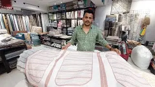 chickpet wholesale bedsheets, blankets, curtains shop| wholesale prices Bangalore shopping