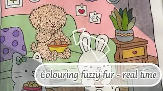 Colour with me &lsquo;real time&rsquo; | colouring dog fur | alcohol marker adult coloring