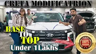 2025 New Hyundai Creta Modifications karol bagh delhi Base to top 100% Guniues parts Nikku car decor