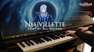 Neuvillette: Parousia Diluvi - Font of All Waters Piano Arrangement | Genshin Impact