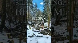 Silent hiking Belgium - winter