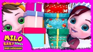 New Toys Song | Baby songs | Nursery Rhymes & Kids Songs | Milo Cartoon Preschool ASL