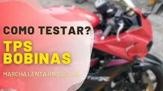 Parte 01 - Regulagem TPS - Teste Bobina (Comet 650) - Parte 1