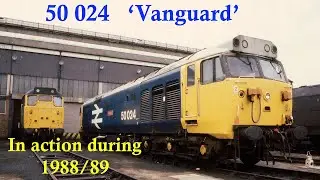 Trains in the 1980s - Class 50s  - 50 024 Vanguard
