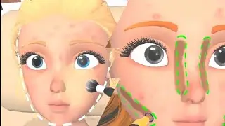 makeover studio 3D | girl fashion makeover game | makeup game | miracle girl gaming