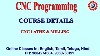CNC COURSE DETAILS &ndash; CNC FEES &ndash; CNC DURATION &ndash; CNC PROGRAMMING TAMIL &ndash; CNC TRAINING TAMIL