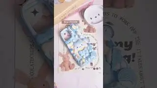 CINNAMOROLL BISCUITS DECO CREAM PHONE CASE🩵🤍🐇 #asmr #cinnamoroll #decodenphonecase #satisfying