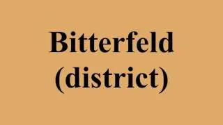 Bitterfeld (district)