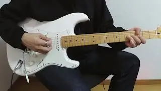Guitar Practice Month 39 (Day 1185). Purple Haze - Jimi Hendrix. (funk ojisan Oji Fuzz)
