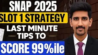 SNAP TEST 1 STRATEGY | WHAT TO CARRY AND WHAT NOT TO CARRY |SiBM PUNE | SCMHRD |LAST MINUTE STRATEGY