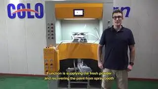 CL-6200 powder coating center for fast color change