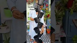Plant Tower||Vertical Gardening #shorts #garden #yt #youtubeshorts #diy #gardendecor