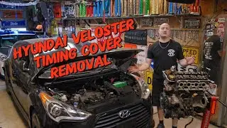 Timing Cover Removal Hyundai Veloster Turbo 1.6L G4FJ