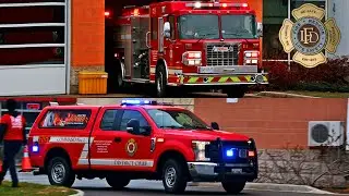 London Fire - Engine 1 & Car 2 Responding