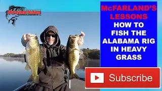 McFARLAND'S LESSONS - HOW TO FISH THE ALABAMA RIG IN HEAVY GRASS