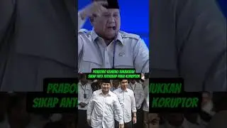 Prabowo kembali tunjukkan sikap anti koruptor 😱 #indonesia #politik #prabowo