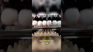 High Tech Egg Processing : Unveiling the Fastest Machine in Action #eggs #education #howdotheydoit