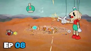 DJIMMI THE GREAT IN PYRAMID PERIL | CUPHEAD | EP 08 | SPAPNO PLAYS