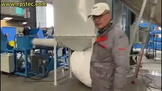 EPS Crusher Rounder and Deduster Machine Trial Run for Russia