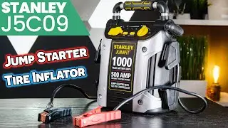 Stanley J5C09 Portable JUMP STARTER - Tire Inflator  & USB Charging