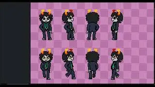 Homestuck Troll OC animation cycle