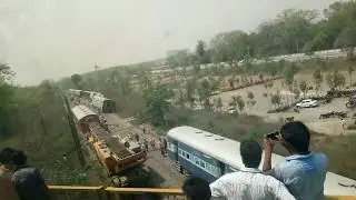 Dangerous Train accident at rampur 2017 in india