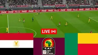 مباراة مصر وبنين مباشرة ⚽ كأس الأمم الأفريقية 2025 - محاكاة لعبة فيديو