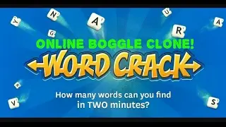 Word Crack - video game review - Online Boggle Clone!