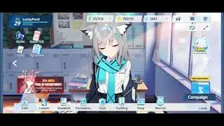 Shiroko recollection lobby and headpats