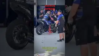 Improvement at gp Aragon ! Yamaha factory team #yamahafactory #gparagon #improve