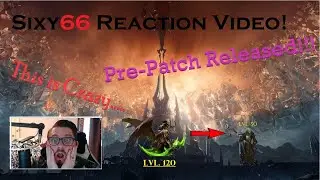 Sixy66 reacts to World of Warcraft Shadowlands Pre-Patch! Vengeance Demon Hunter gameplay!