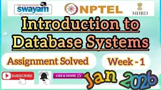 Introduction to Database Systems Week 1 Assignment Answers#january2026 #DatabaseSystemsCourse#week1