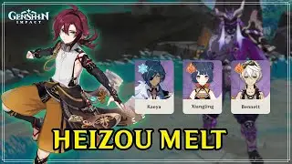 Shikanoin Heizou Melt ★4 Team Comp - Bennett, Xiangling and Kaeya