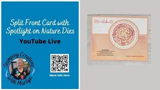 Split Front Card with Spotlight on Nature Dies!