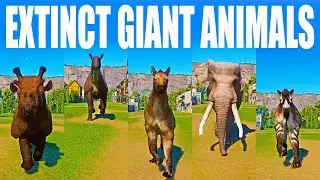 Extinct Giant Animals Speed Race in Planet Zoo included Borissiakia Betpakdalensis