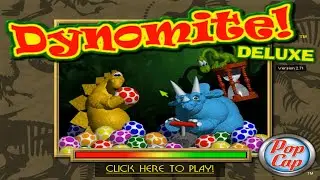 Прохождение игры : Dynomite! DELUXE . PC . Winodws . ПК . FOSSIL CHALLENGE - STRATEGIC .